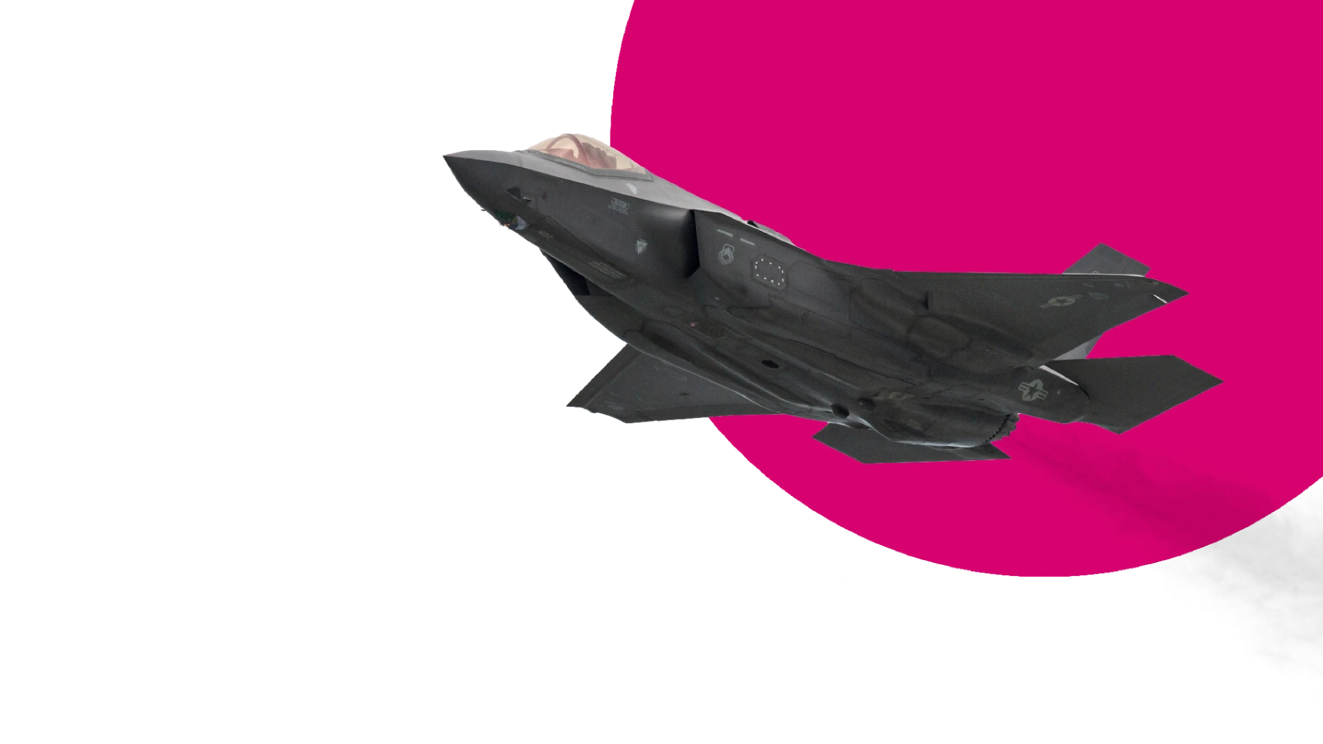 F-35 kampfly over Sønderjylland